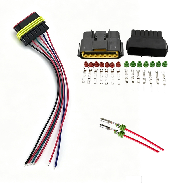 JM-601A+ Seals     One End Crimping+waterproof Seals Insertion+connector Housing Insertion  The Other End Tinning