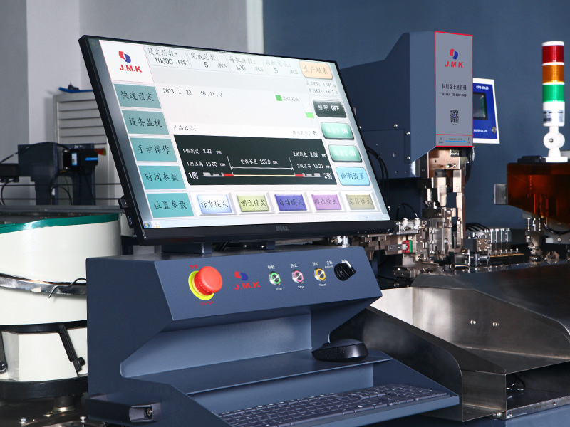 JM-601B Automatic Double-head Crimping & Single House Inserting