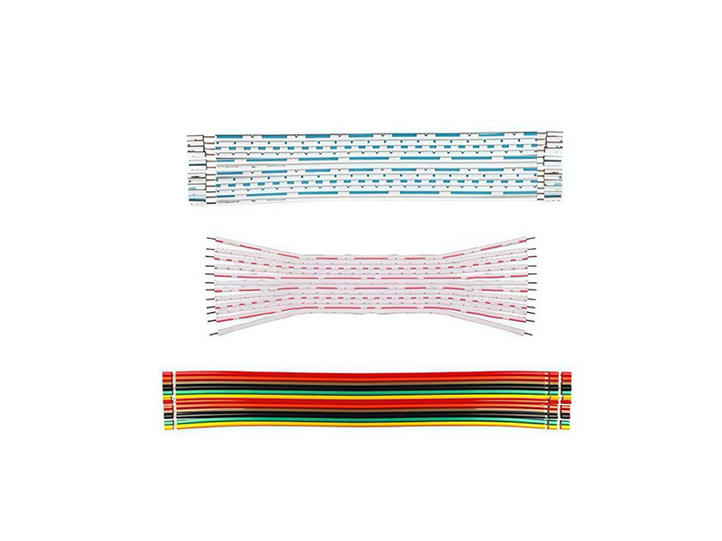 Automatic Computerized Red Row Blue Row Split Row Flat Cable Wire Cutting and Stripping Machine