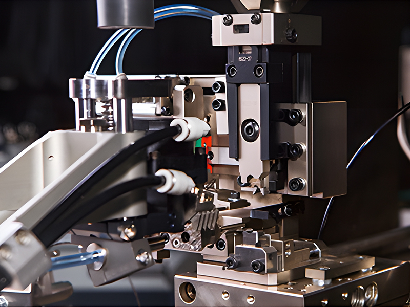 JM-555 Automatic Wire Crimping Machine(Cutting Stripping Crimping Seal Insertion Heat Shrink Tube Threading )