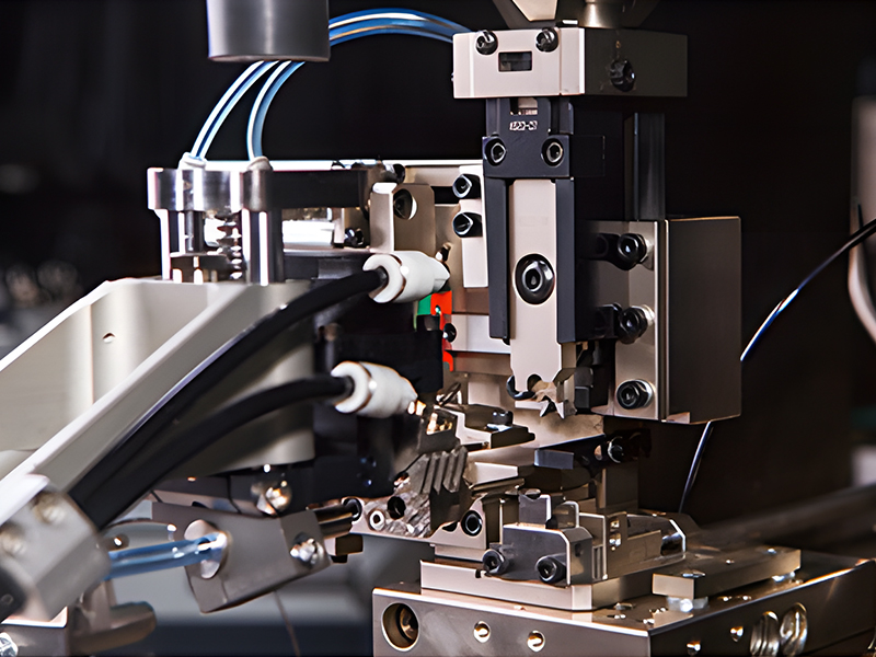 JM-555 Automatic Wire Crimping Machine(Cutting Stripping Crimping Seal Insertion Heat Shrink Tube Threading )
