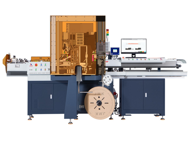 JM-555 Automatic Wire Crimping Machine(Cutting Stripping Crimping Seal Insertion Heat Shrink Tube Threading )
