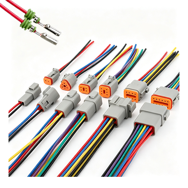 JM-601A+ Seals     One End Crimping+waterproof Seals Insertion+connector Housing Insertion  The Other End Tinning